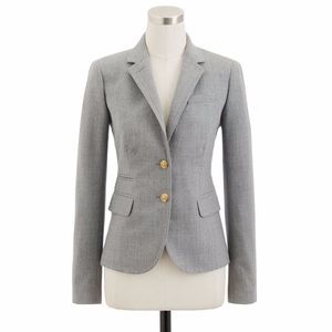 JCrew Retail Gray Schoolboy Blazer Size 0